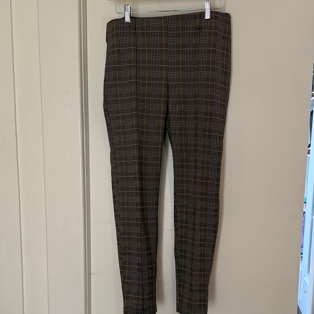 Soho Apparel Checkered Brown Pants